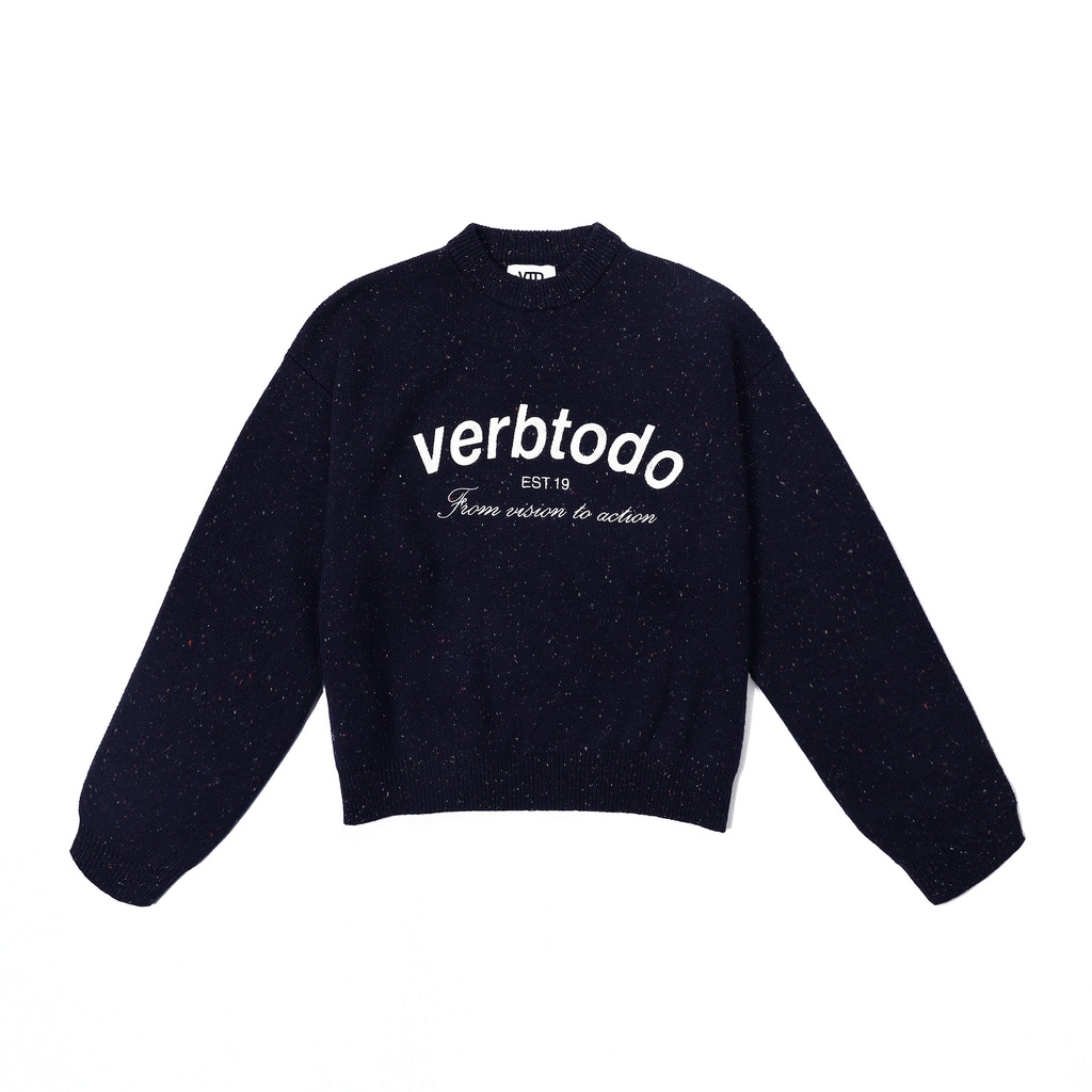 KNITWEAR OVERSIZE VTD BLUE XS