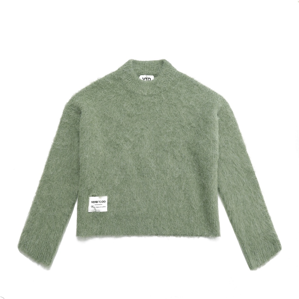 KNITWEAR BOXY GREEN VTD XS