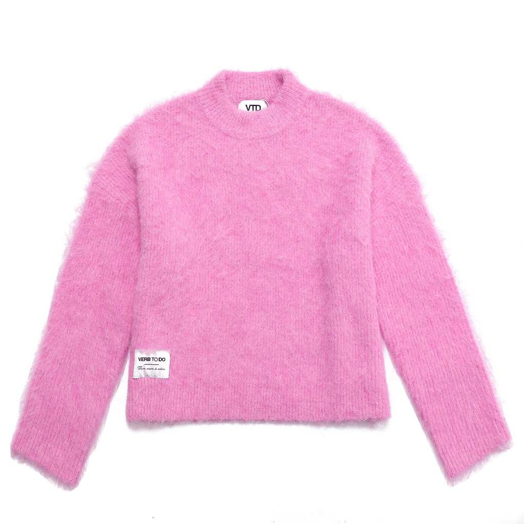 KNITWEAR BOXY PINK VTD XS