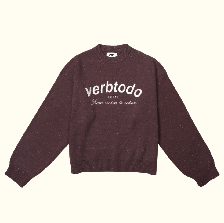 KNITWEAR OVERSIZE BROWN VTD M