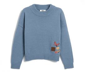 KNITWEAR VTD BLUE WL-Y2-L