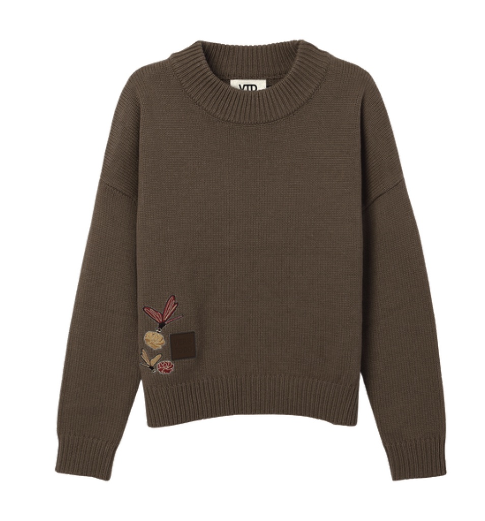 KNITWEAR VTD BROWN WL-Y3-S