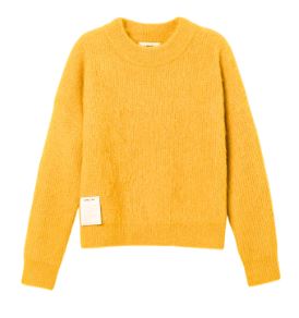 KNITWEAR BOXY YELLOW ALP-A8-XS