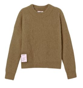 KNITWEAR BOXY BROWN ALP-A3-XS