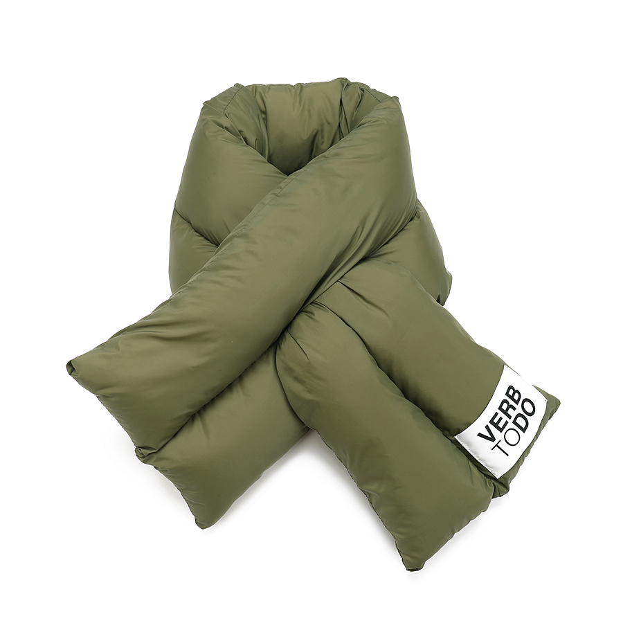 PUFFER SCARF GREEN