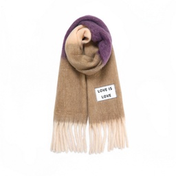 [VTD-SCARF-RPL-020] MAXIBUFANDA LOVE IS LOVE