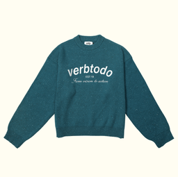 [KVTD-OV-LBL-M] KNITWEAR OVERSIZE VTD LIGHT BLUE M