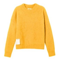 [VTD-JSY-ALP-A8-L] KNITWEAR BOXY YELLOW ALP-A8-L