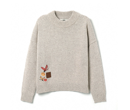 [VTD-JSY-WL-Y1-L] KNITWEAR VTD BEIGE WL-Y1-L