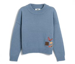 [VTD-JSY-WL-Y2-L] KNITWEAR VTD BLUE WL-Y2-L