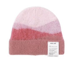 [VTD-BNY-RPL-O7] Beanie "RAÍCES" detachable label - pink