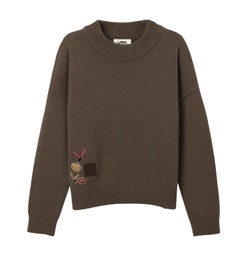[VTD-JSY-WL-Y3-XS] KNITWEAR VTD BROWN WL-Y3-XS